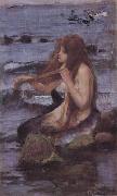 John William Waterhouse Sketch for A Mermaid oil painting
